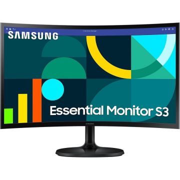 Samsung Monitor Gaming Curbat Samsung Essential S3 S36GD, 24 inch, VA LED, Full HD 1920 x 1080, VGA, HDMI, 100 Hz, 4 ms, Negru Samsung Monitor Gaming Curbat Samsung Essential S3 S36GD, 24 inch, VA LED, Full HD 1920 x 1080, VGA, HDMI, 100 Hz, 4 ms, Negru