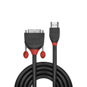 Cablu Lindy LY-36273, 3m, HDMI - DVI-D