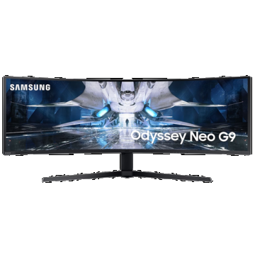 Monitor Gaming VA LED Samsung Odyssey G9 Neo 49inch LS49AG950NPXEN, DQHD (5120 x 1440), HDMI, DisplayPort, AMD FreeSync, Nvidia G-Sync, Ecran curbat, 240 Hz, 1 ms (Alb)