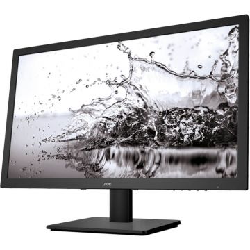 Monitor LED AOC E975SWDA, 18.5 inch, FWXGA, Negru