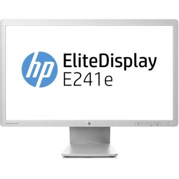 Monitor Second Hand HP EliteDisplay E241e, 24 Inch IPS LED, 1920 x 1200, VGA, DVI, Display Port, USB