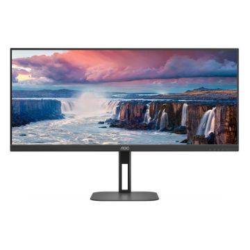 Monitor LED AOC U34V5C 34 inch UWQHD VA 4 ms 100 Hz USB-C FreeSync