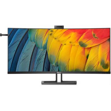 Monitor LED Philips 40B1U6903CH Curbat 39.7 inch UWUHD IPS 4 ms 75 Hz Webcam KVM Thunderbolt HDR