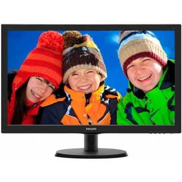 Philips Monitor LED TN Philips 21.5, Wide, Full HD, HDMI, Negru, 223V5LHSB2/00