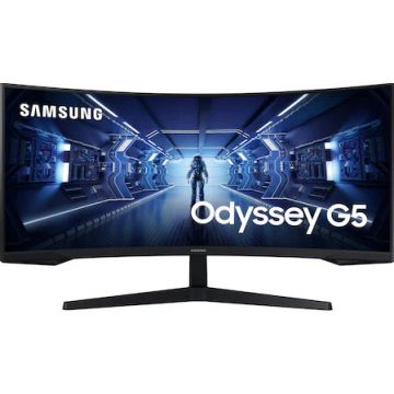 Samsung Monitor Gaming Curbat LED 34 Samsung Odyssey LC34G55TWWRXEN WQHD 1ms 165Hz FreeSync